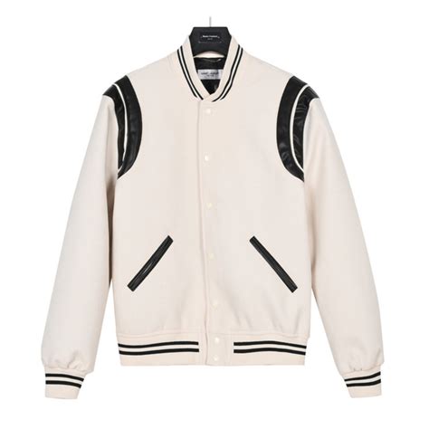 ysl teddy bomber jacket